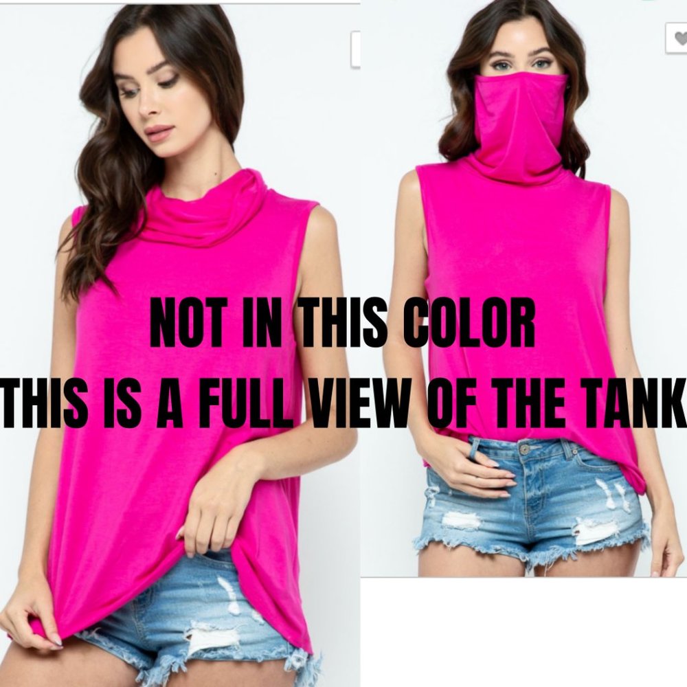Red Mask Tank NWT - Picture 2 of 2